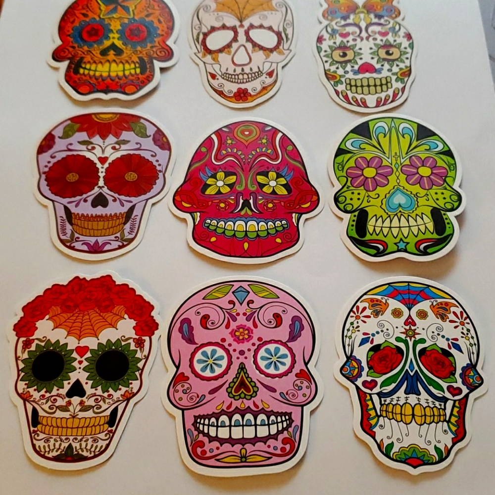Skull stickers